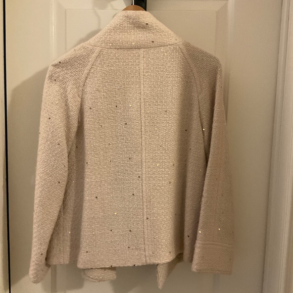 Women Coat, Small, Cream, Japanese Brand United Arrows - Picture 4 of 14